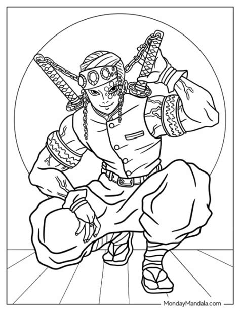 Demon Slayer Coloring Pages Free Pdf Printables