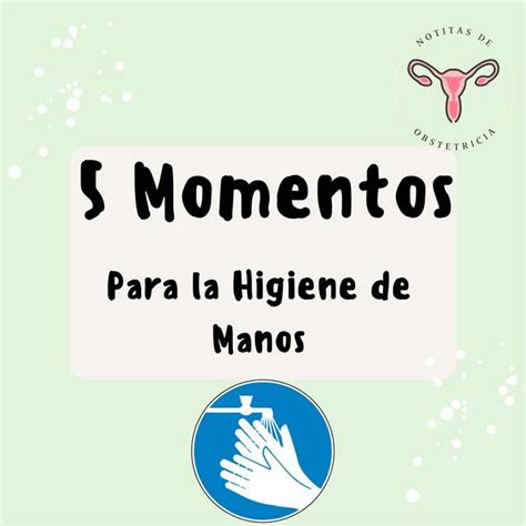 Momentos Para La Higiene De Manos Udocz