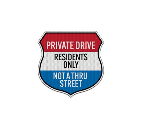 Shop For Private Drive Signs Bannerbuzz