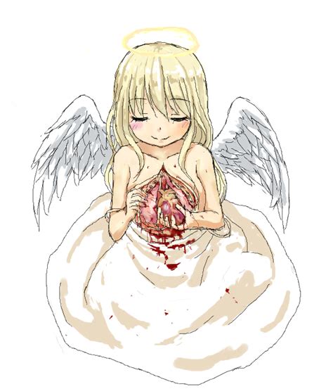 Yuyuzuki Yume Usagi Original Bad Id Bad Pixiv Id Girl Angel Angel Wings Blonde Hair