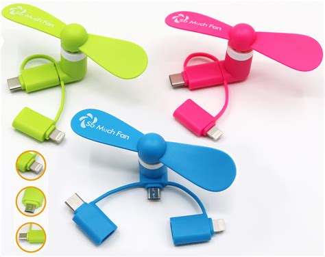 Portable Mini Phone Fans Attachments Compatible With Apple And