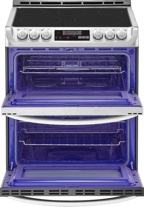 Customer Reviews Lg 73 Cu Ft Smart Slide In Double Oven Electric