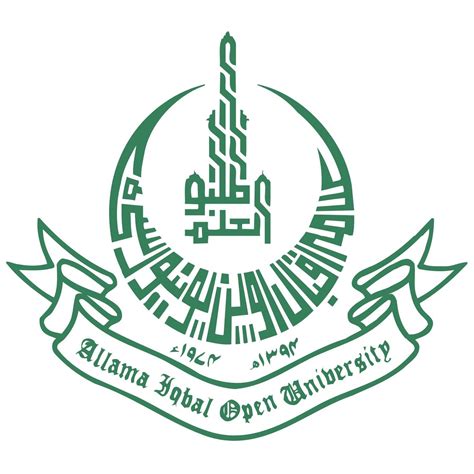 Aiou Logo Allam Iqbal Open University Vector Eps Free