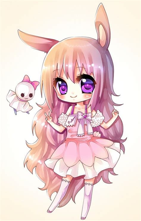 Bunny Girl Kawaii Anime Chibi Chibi Drawings