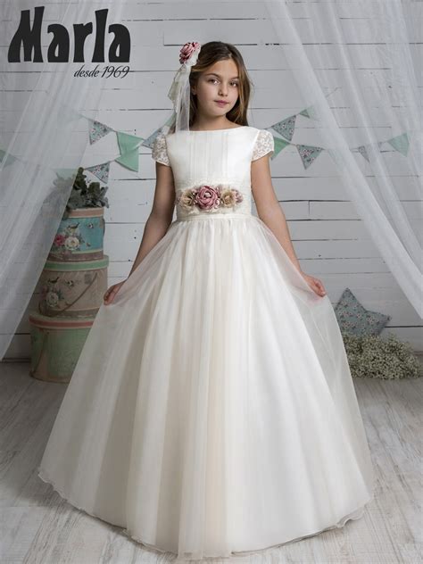 🥇 vestido comunión marla modelo l119 🥇 vestidos de comunión para niña 2024 marla y diseñadores