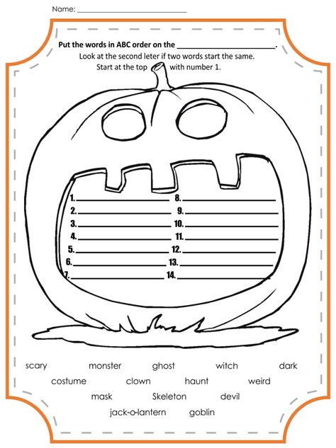15 Best Free Printable Halloween Activity Worksheets Pdf For Free At