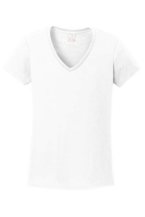 Gildan ® Ladies Heavy Cotton ™ 100 Cotton V Neck T Shirt 5v00l