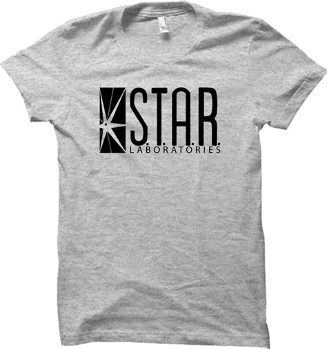 Star Laboratories T Tshirt The Flash New Tv Series Star Etsy