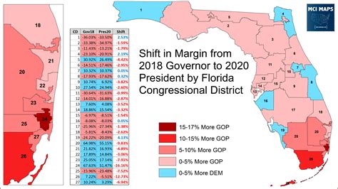 How Florida's Congressional Districts Voted in the 2020 Presidential ...