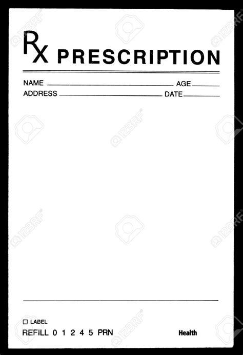 blank prescription form template 9 templates example templates example medical