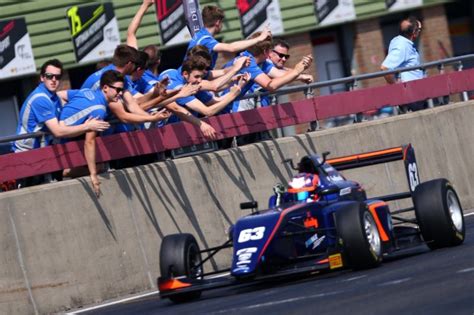 British F3 Kjaergaards Pole And Win Takes Him Top Of The British F3
