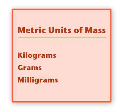 Metric Units Of Mass And Capacity Ck 12 Foundation