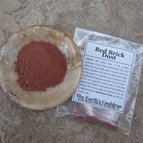Red Brick Dust Small Package Use For Crafting By Earthscauldron