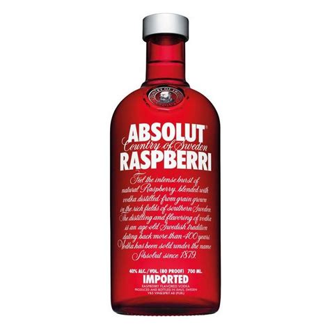 Absolut Raspberry Vodka 1l