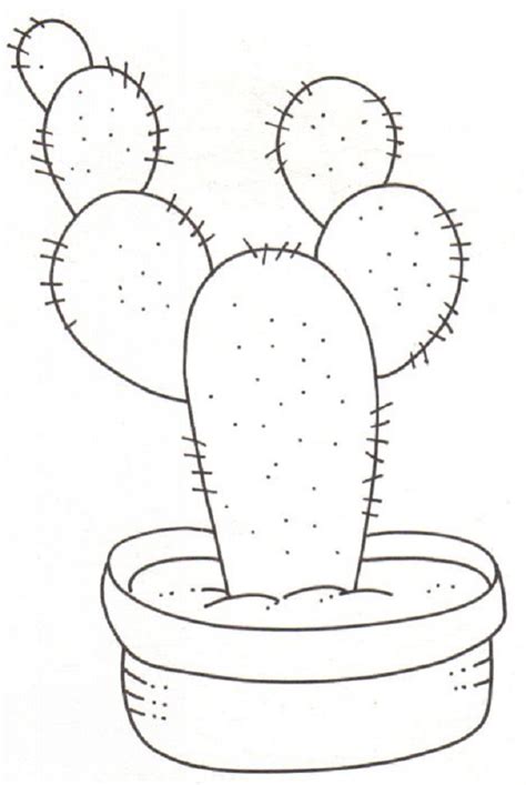 Dibujos De Cactus Para Colorear Descargar E Imprimir Colorear Imágenes