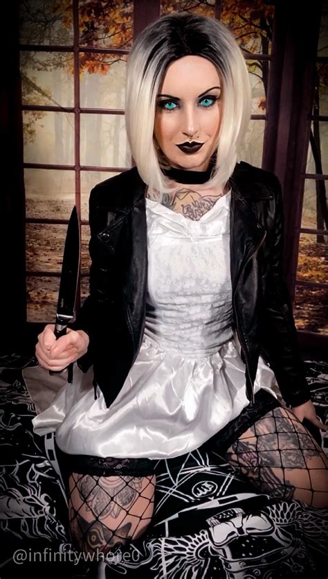 Women Sexy Vampire Bride Of Chucky Dresses Halloween Cosplay Costumes My Xxx Hot Girl