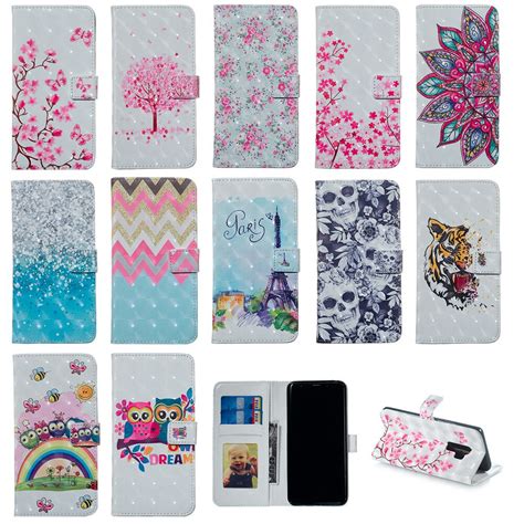 High Quality For Samsung S6 S7 Edge S8 S9 Plus 3d Synthetic Leather