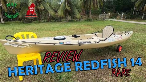 Review Heritage Redfish 14 Kayak Rare Youtube