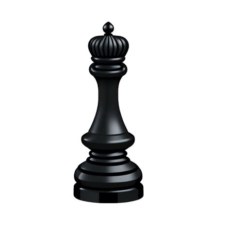 Queen Chess Piece Clipart Isolated On Transparent Background