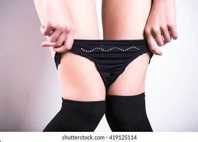 Woman Takes Off Her Panties Stock Photo Shutterstock