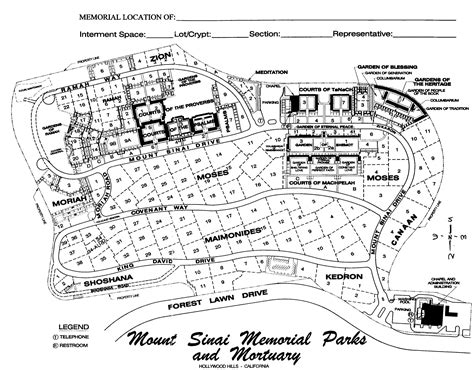 Printable Arlington National Cemetery Map Arlington Ridge Road