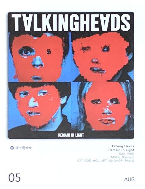 Talking Heads Talking Heads Remain In Light Vinyl Cover