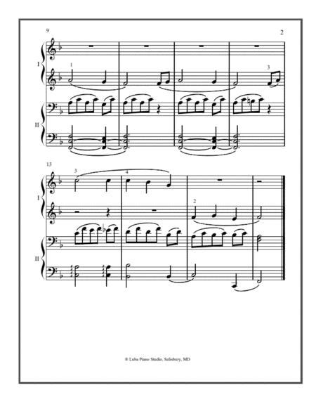 Farewell To The Piano Duet Sheet Music Pdf Download