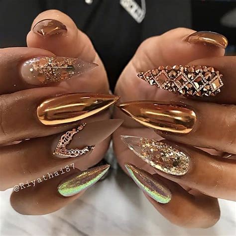 'tis the season for holiday parties.nageldesign in hechingen die. 46 Cute Pointy Acrylic Nails that are Fun to Wear in 2020