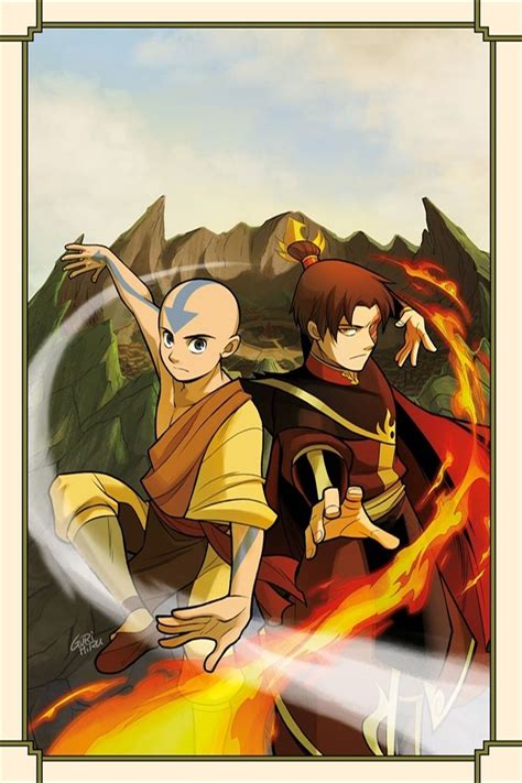 Zuko And Aang After The End Of War Avatar Zuko Avatar Airbender