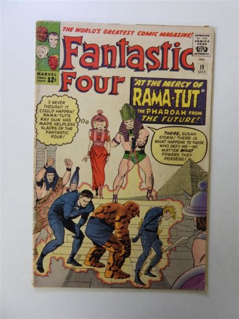Fantastic Four 19 1963 1st Appearance Of Rama Tut Vg Condition See