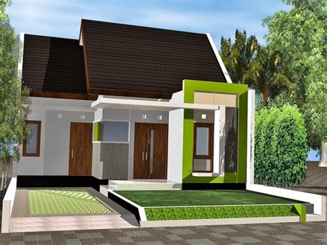 model desain rumah pintu depan  samping terbaru rumah