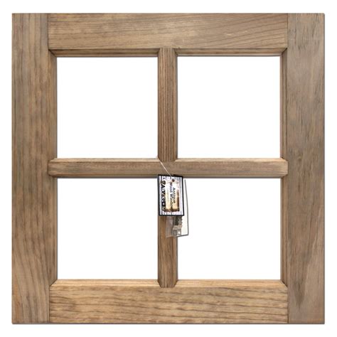 Find out why not all kinds of window replacement can solve this problem. Salvaged Window-Weathered Wood 16"X16"