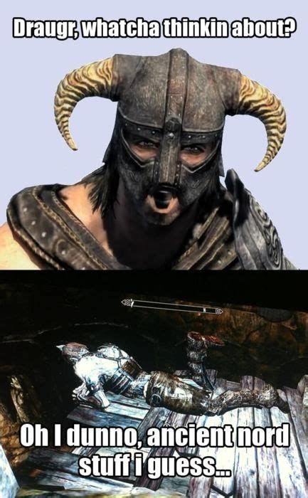 Irc Images Hey Draugr Whatcha Thinkin About Skyrim Funny Skyrim