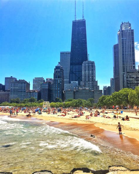 Oak Street Beach Chicago Beaches Summer In The City By Onlychicago