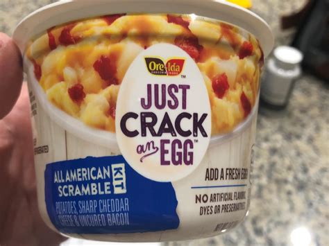 Just Crack An Egg All American Scramble Kit Nutrition Facts Eat This Much