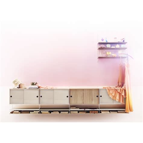 Katagorie flexible möbel für unser regalsystem rima fino. String - Schrank mit Schiebetüren für String® System 30 cm ...