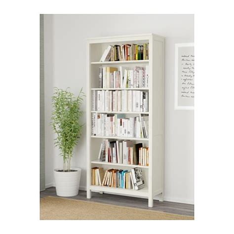 Ikea Wood Hemnes Bookcase In White Stain Aptdeco