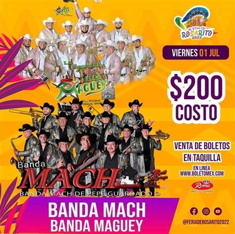 Banda Mach Y Banda Maguey Conciertos Tijuana Elfest Mx