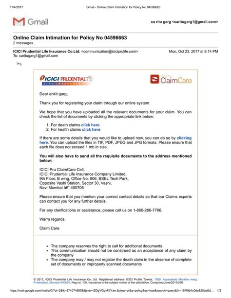 Icici prudential life insurance contact details. ICICI Pru ...
