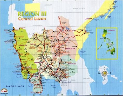 Map Of The Philippines Region 3 Central Luzon Redgage