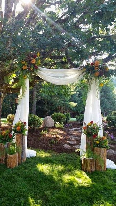25 Intimate Backyard Outdoor Wedding Ideas Deer Pearl