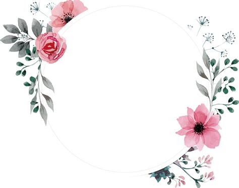 Rose Frame Png Picture Flower Painted Rose Frame Wallpaper Hand