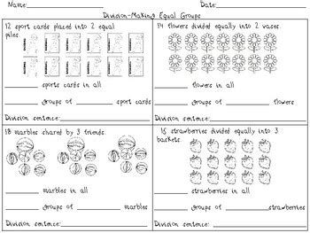 division making equal groups by ana oviedo teachers pay teachers
