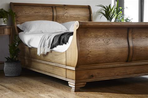 Lyon Deep Curved Panel Sleigh Bed Royal Oak Furniture Company