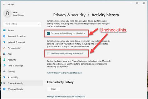 How To Delete And Disable Activity History In Windows 11 10