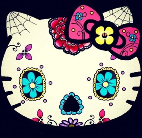 Hello Kitty Sugar Skull Tattoo Hello Kitty Sugar Skull Dia De Los