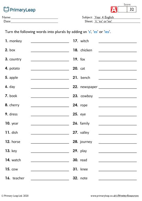 Special Plural Nouns Worksheets Worksheets Irregular Plural Nouns The