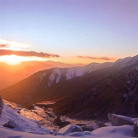 Sunset Over The Himalayas Via Ankitamphotography ⠀ ⠀ ⠀ ⠀ ⠀