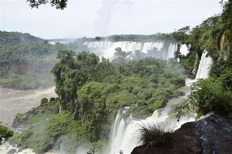 Premium Photo Beautiful View Of Iguazu Falls One Of The Seven Natural
