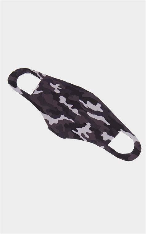 Green Camo Face Mask Accessories Prettylittlething Aus